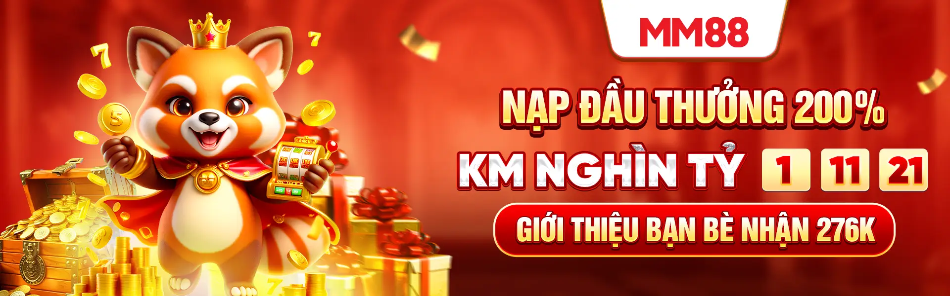Banner nạp đầu thưởng 200 mm88